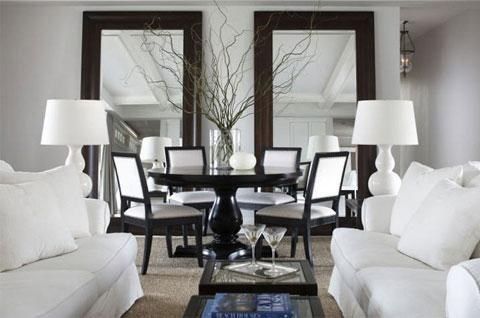 Espejos en el living comedor – casa web