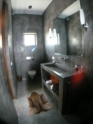 baño de cemento alisado ideas