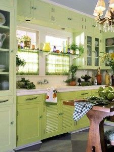 decoracion cocina verde vivilos4