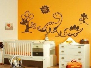 Vinilos infantiles decorativos de dinosaurios