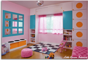 Cuarto para jugos playroom para niñas