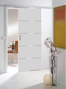 pueta corredera lacada