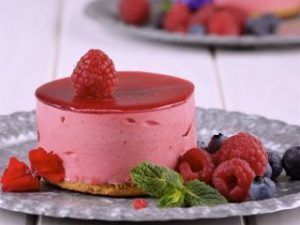 Cheesecake de fresas mini