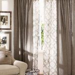 cortinas de lino para sala de estar