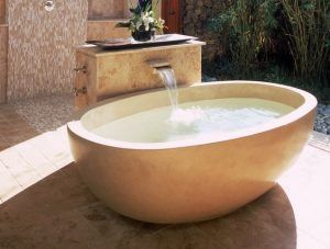 bañera relajante para baño