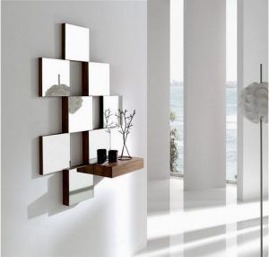 decorar con espejos espejo minimalista moderno