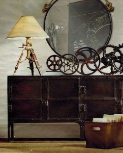 muebles y adornos steampunk