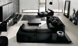 muebles living negros