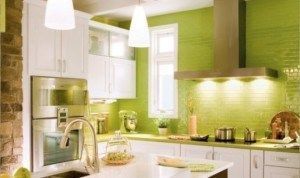 azulejos cocina verdes