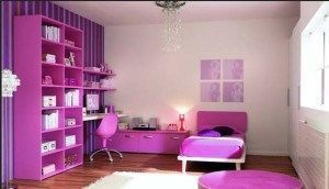 decoracion habitacion violeta