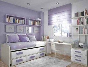 dormitorio lila
