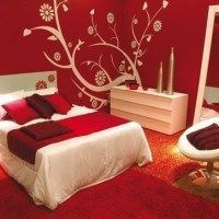 dormitorio rojo