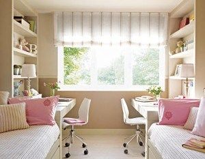 decorar habitaciones pequeña para dos nenas