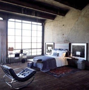 dormitorio estilo industrial