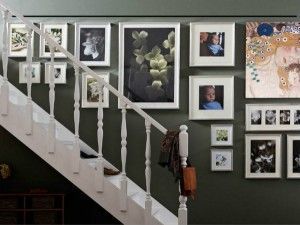 ideas para decorar la pared de la escalera