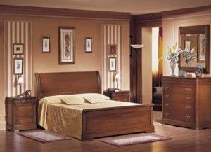 dormitorio con muebles de estilo clasico