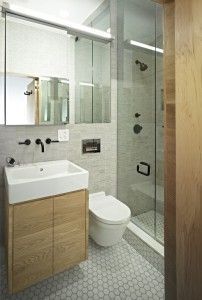 baño pequeño y moderno