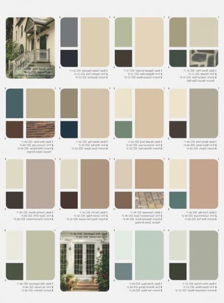 combinacion de colores de pintura exterior para casas