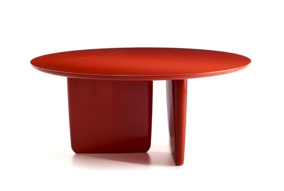 mesa ratona roja de diseño