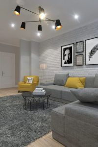 paredes modernas colores neutros muebles de color