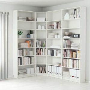 biblioteca modular minimalista