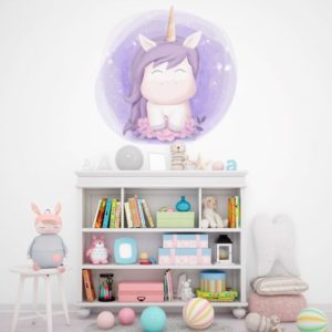 vinilo infantil de unicornio