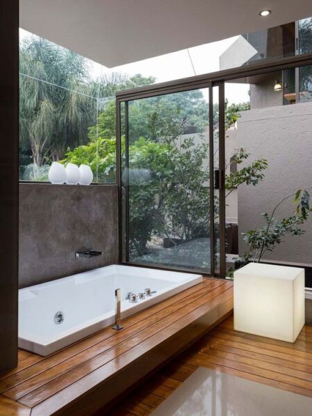 baño estilo zen oriental