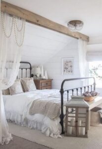 dormitorio campestre vintage