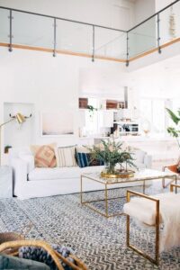 sala de estar minimalista estilo italiano moderno