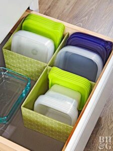 organizar cajones de cocina tupper