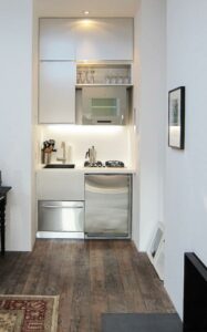 Modelo de kitchenette blanca