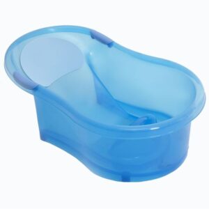 bañera para bebe plastica celeste