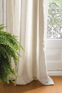 cortinas rayadas finas modernas