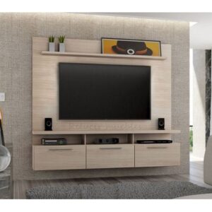 mueble de tv empotrado flotante