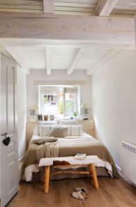 Ideas para dormitorios pequenos con camas de dos plazas