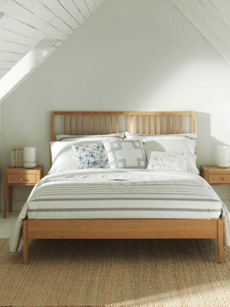Modelo de cama escandinavo de madera - Casa Web